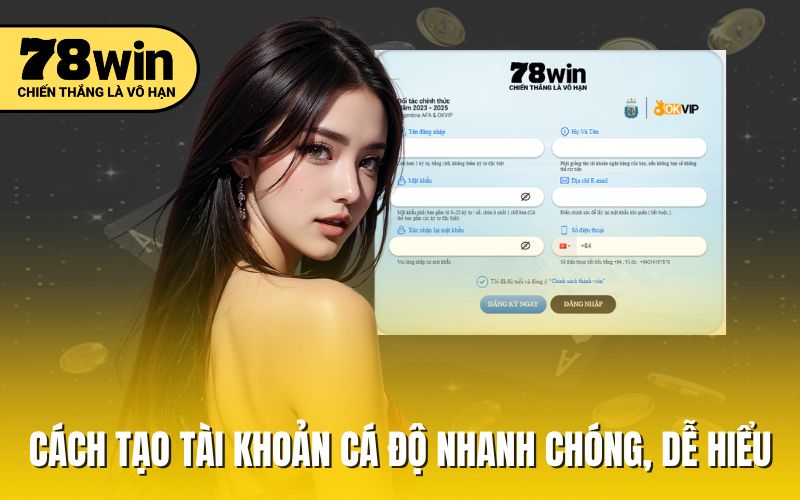 Cách tạo tài khoản cá độ nhanh chóng, dễ hiểu