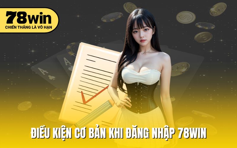 Điều kiện cơ bản khi đăng nhập 78WIN